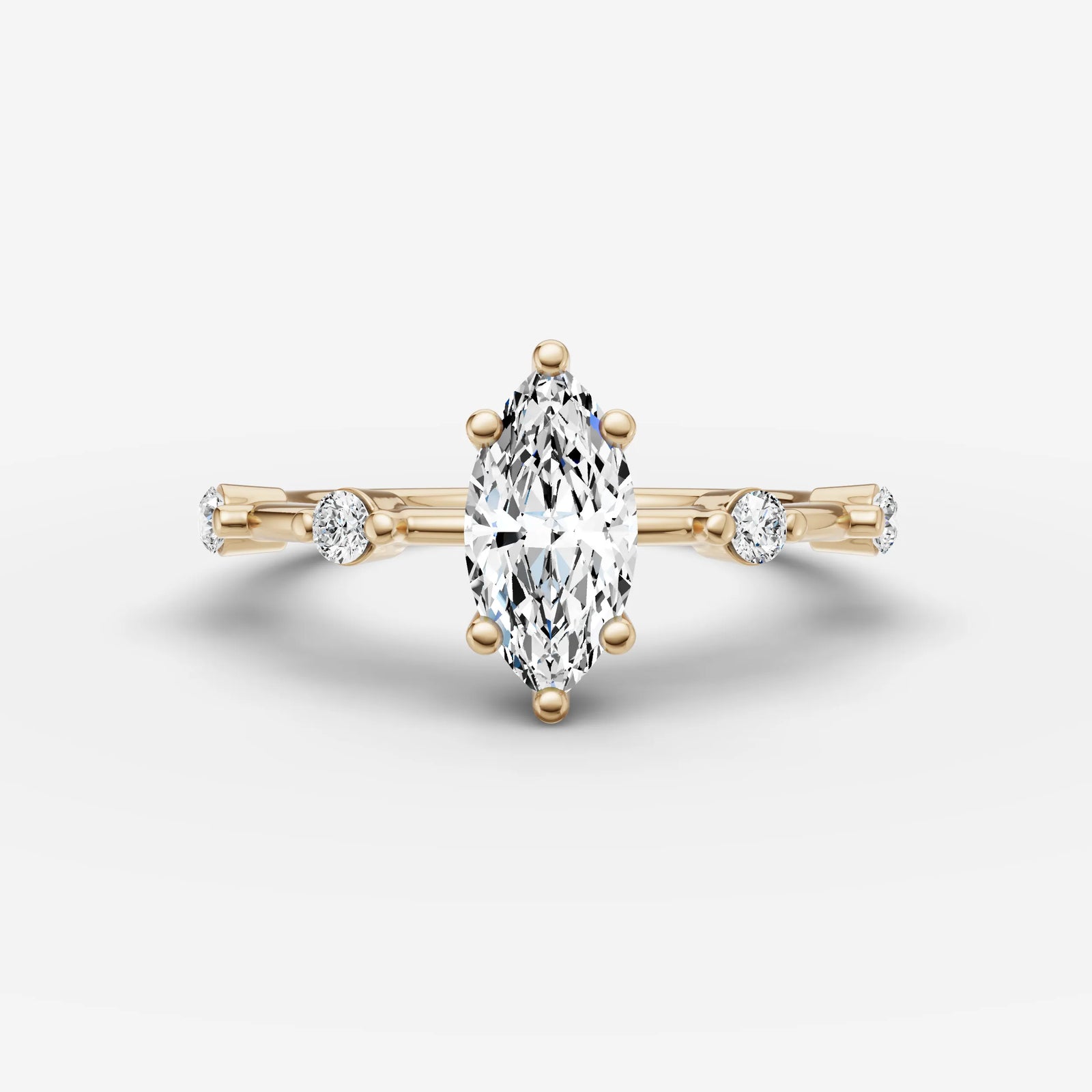 Dainty Pave - Marquise