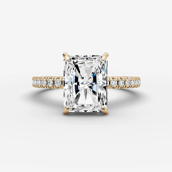 Mystere Etoile Radiant ring setting, view 1