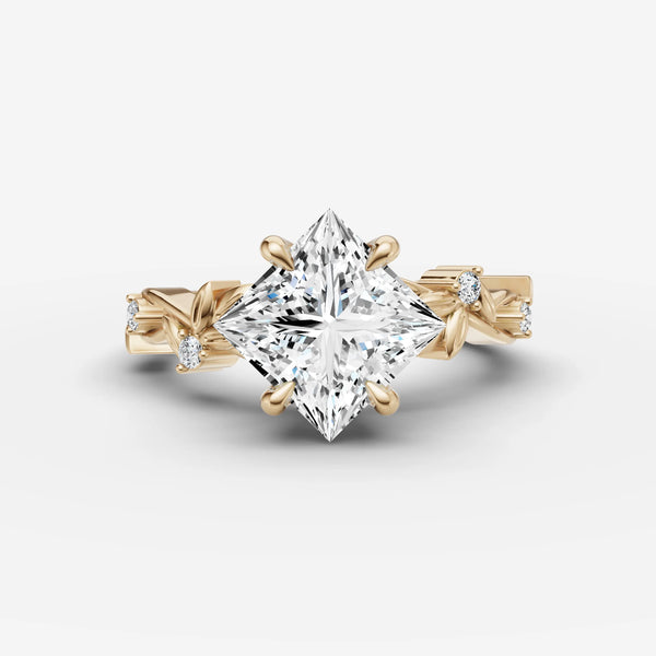 Fleur Princess ring setting, view 1