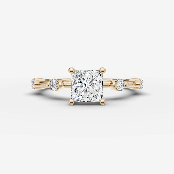 Petite Etoile Princess ring setting, view 1