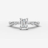 Dainty Pave - Emerald
