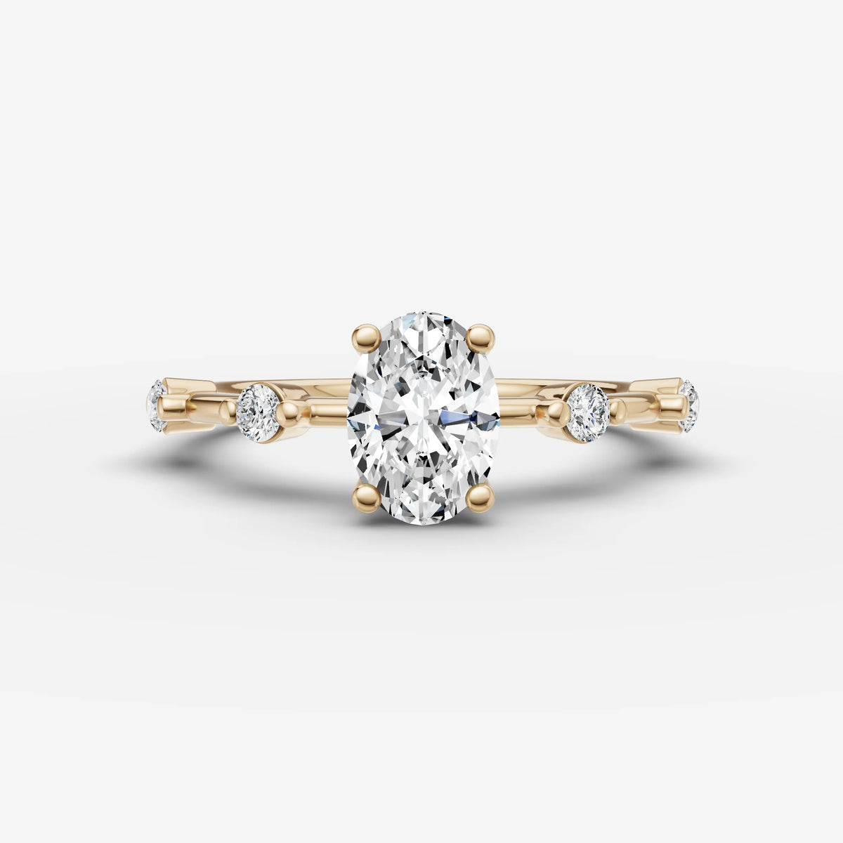 Dainty Pave - Oval