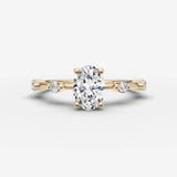 Dainty Pave - Oval