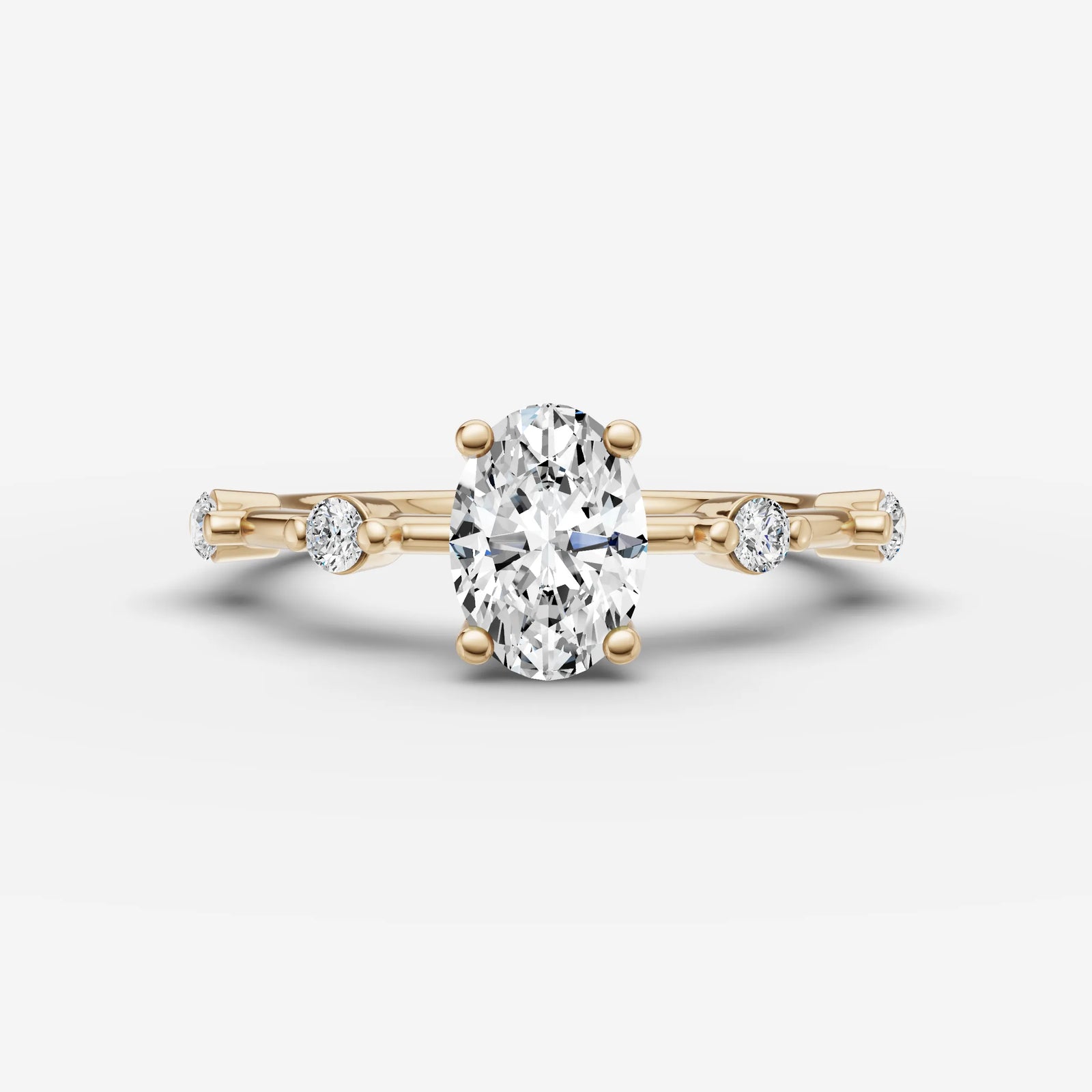 Dainty Pave - Oval