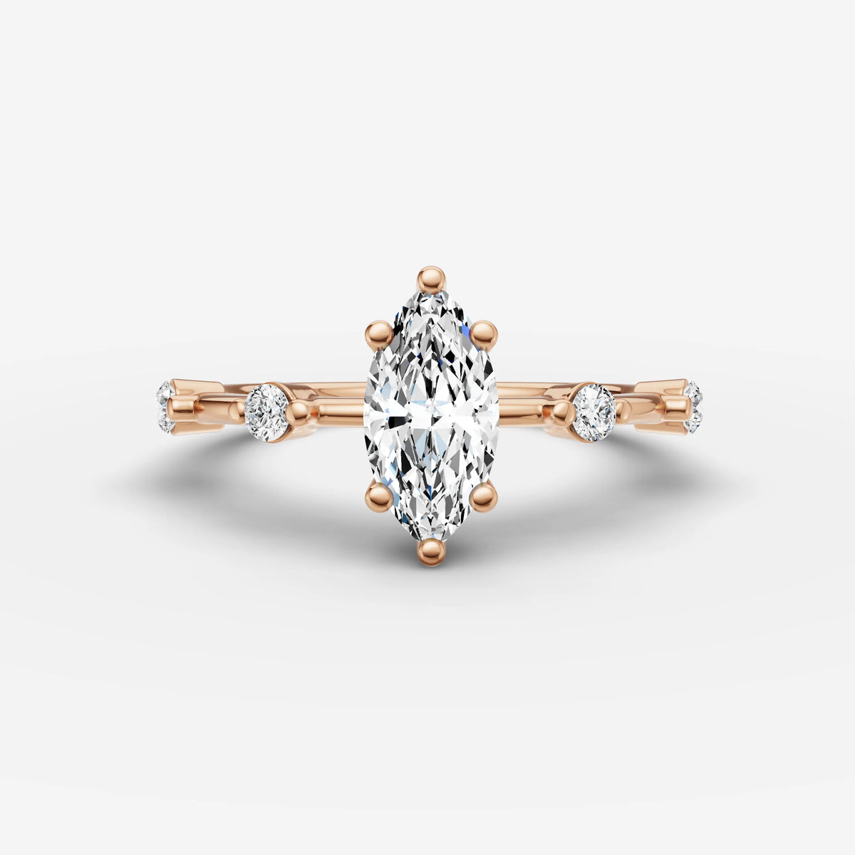 Dainty Pave - Marquise