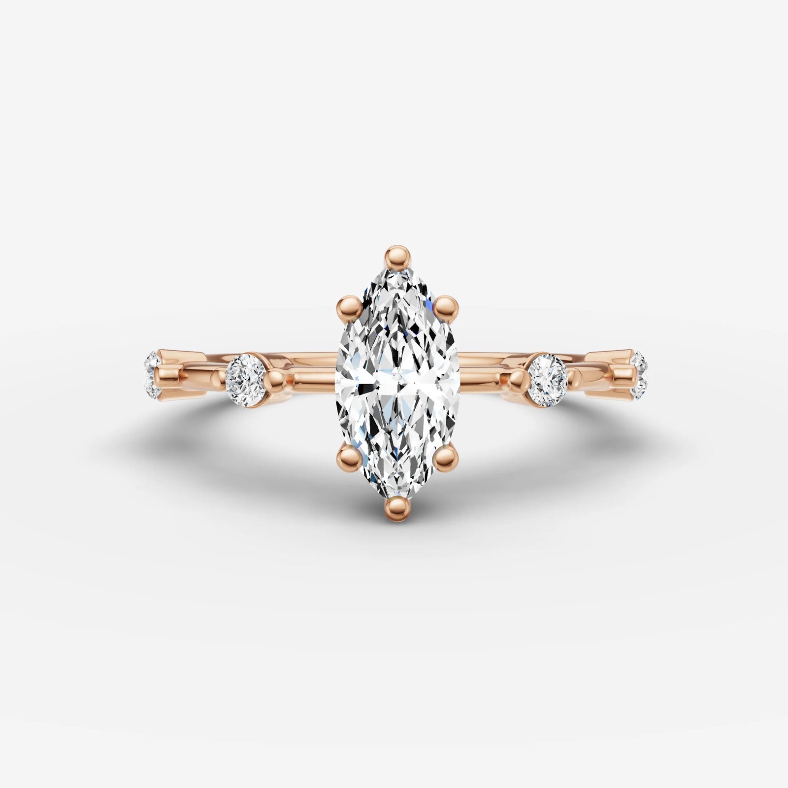 Dainty Pave - Marquise