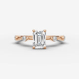 Dainty Pave - Emerald