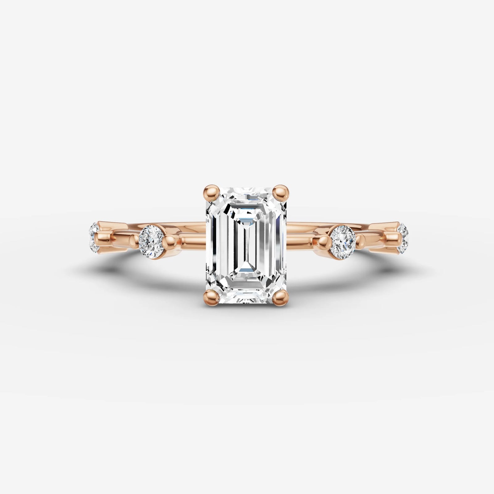 Dainty Pave - Emerald