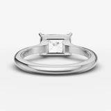 Horizon radiant diamond setting in gold, view 18