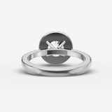 Aurore Etoile round diamond setting in gold, view 18