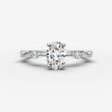 Dainty Pave - Oval