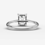 Cathedrale emerald diamond setting in gold, view 18