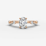 Dainty Pave - Oval