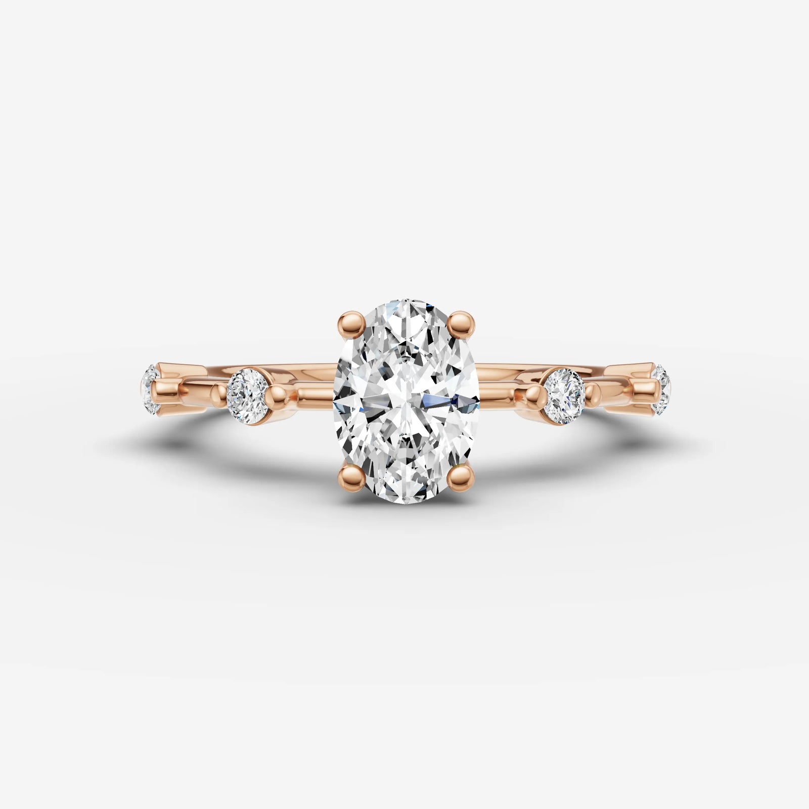 Dainty Pave - Oval