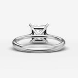 Cathedrale princess diamond setting in gold, view 18