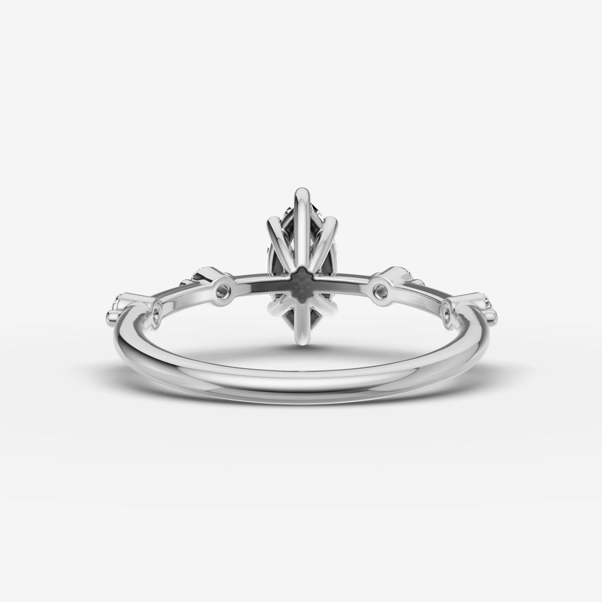 Dainty Pave - Marquise