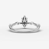 Dainty Pave - Marquise