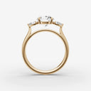 Trinite Round ring setting, view 2