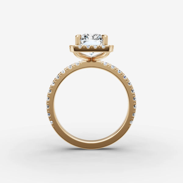 Aurore Etoile Radiant ring setting, view 2