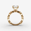 Heritage Asscher ring setting, view 2