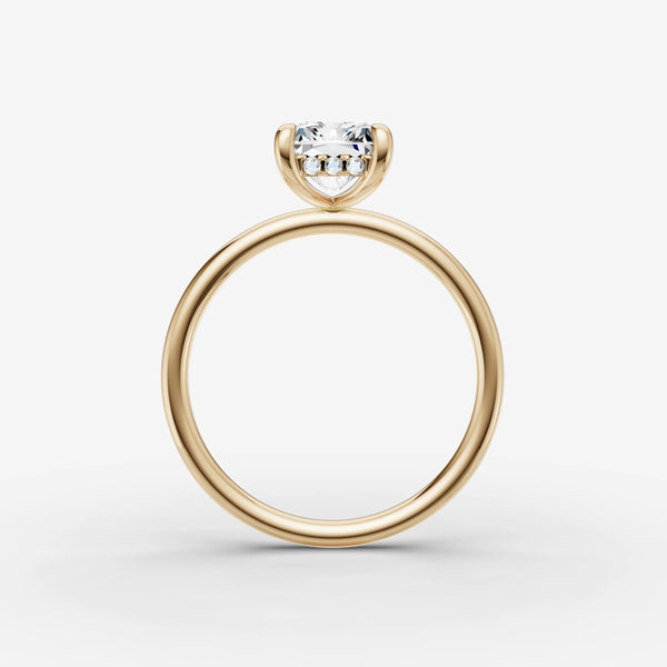 Mystere Radiant ring setting, view 2