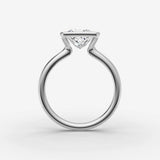 Demi princess diamond setting in gold, view 14