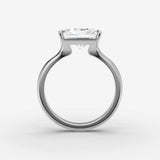 Horizon radiant diamond setting in gold, view 14
