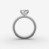 Mystere Etoile marquise diamond setting in gold, view 15