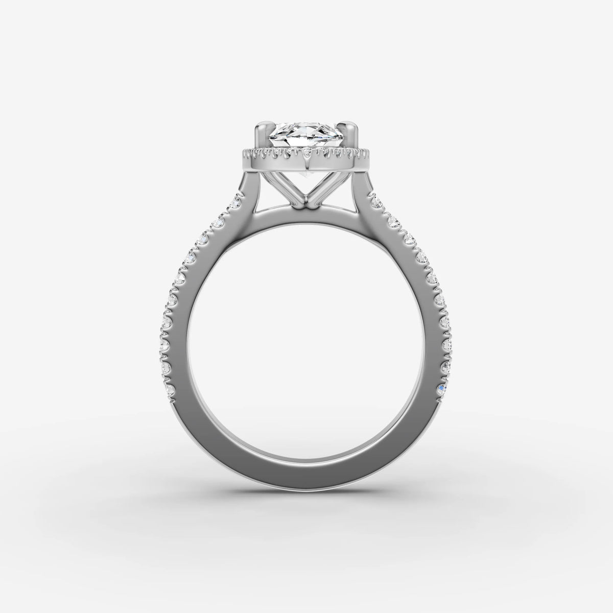 Aurore Etoile marquise diamond setting in gold, view 14