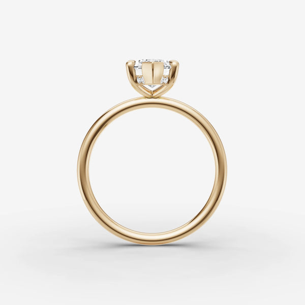Mystere Marquise ring setting, view 2
