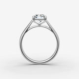 Cathedrale radiant diamond setting in gold, view 14