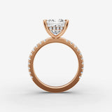 Hidden Halo & Pave - Princess