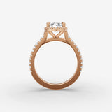 Aurore Etoile marquise diamond setting in gold, view 8
