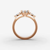 Three stone - Marquise