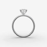 Etoile marquise diamond setting in gold, view 14