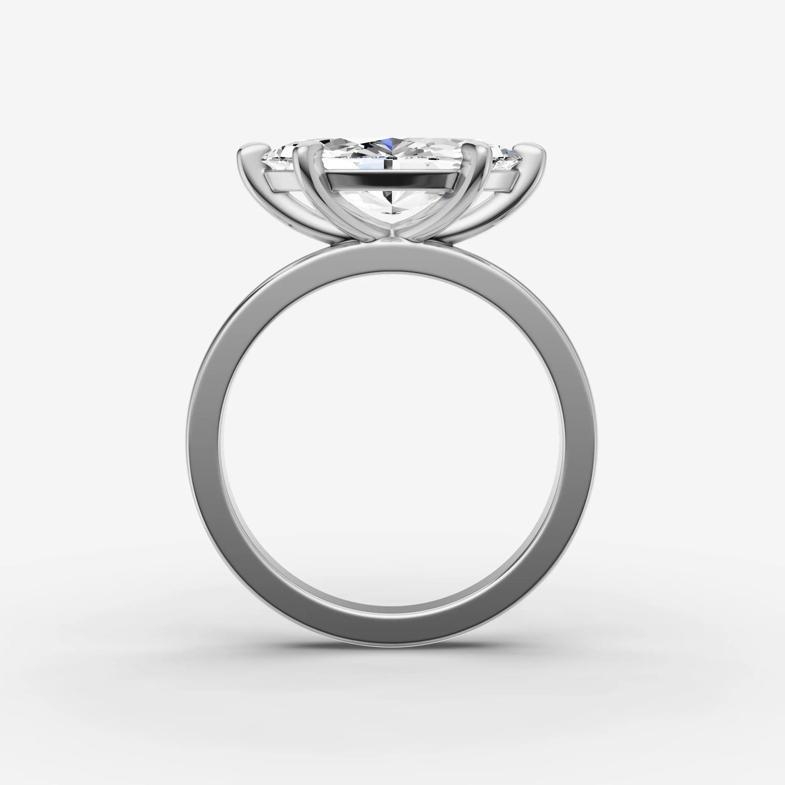 Horizon marquise diamond setting in gold, view 14