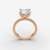 Hidden Halo & Pave - Princess