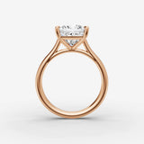Cathedrale princess diamond setting in gold, view 8