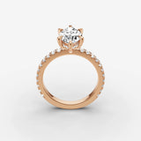 Mystere Etoile marquise diamond setting in gold, view 9