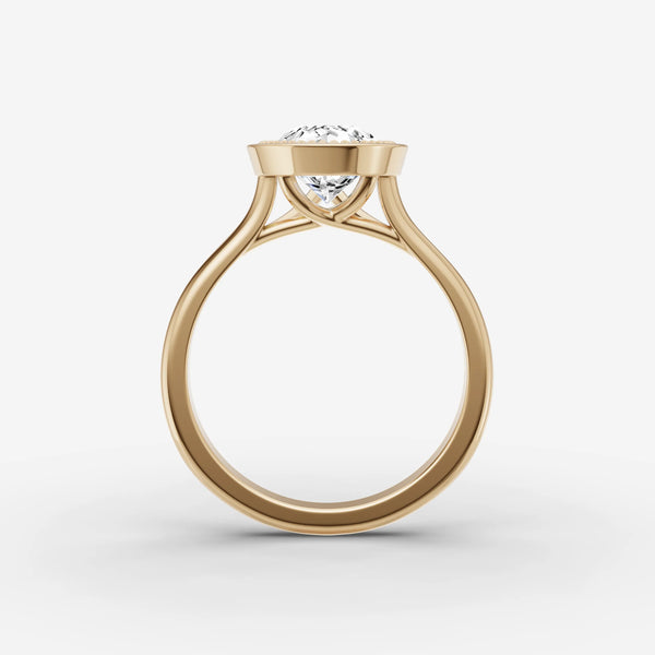 Sertir Pear ring setting, view 2