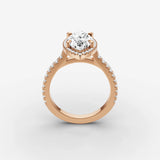 Aurore Etoile marquise diamond setting in gold, view 9