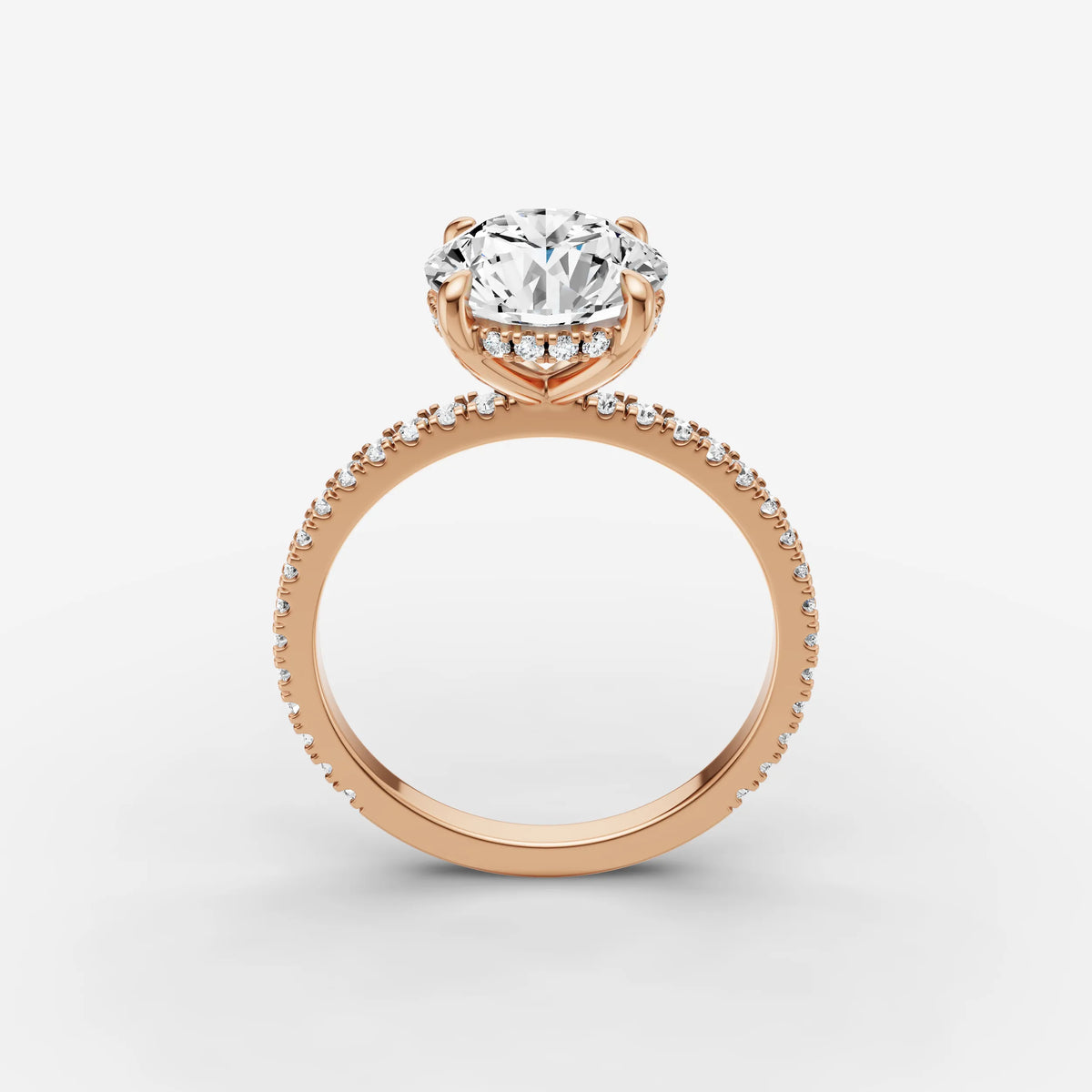 Hidden Halo & Pave - Round