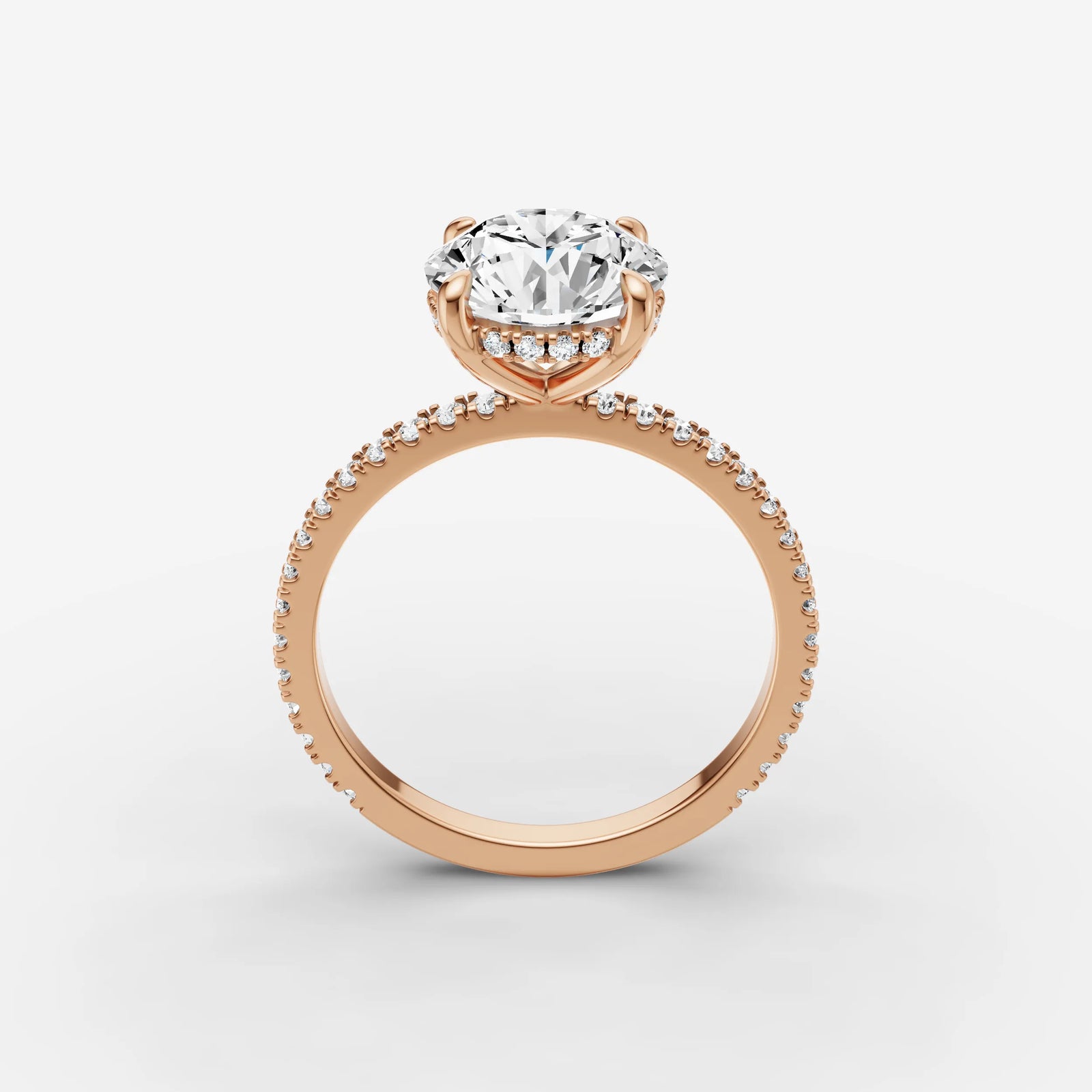 Hidden Halo & Pave - Round