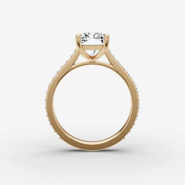 Etoile Cathedrale Radiant ring setting, view 2