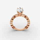 Heritage marquise diamond setting in gold, view 9