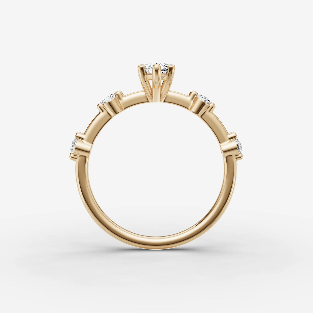 Dainty Pave - Marquise