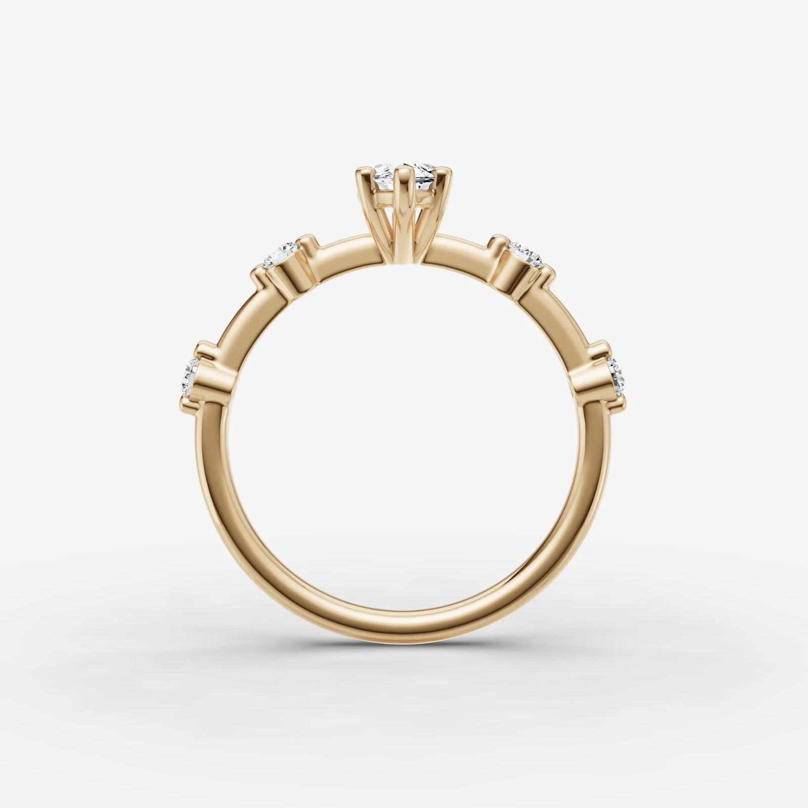 Dainty Pave - Marquise