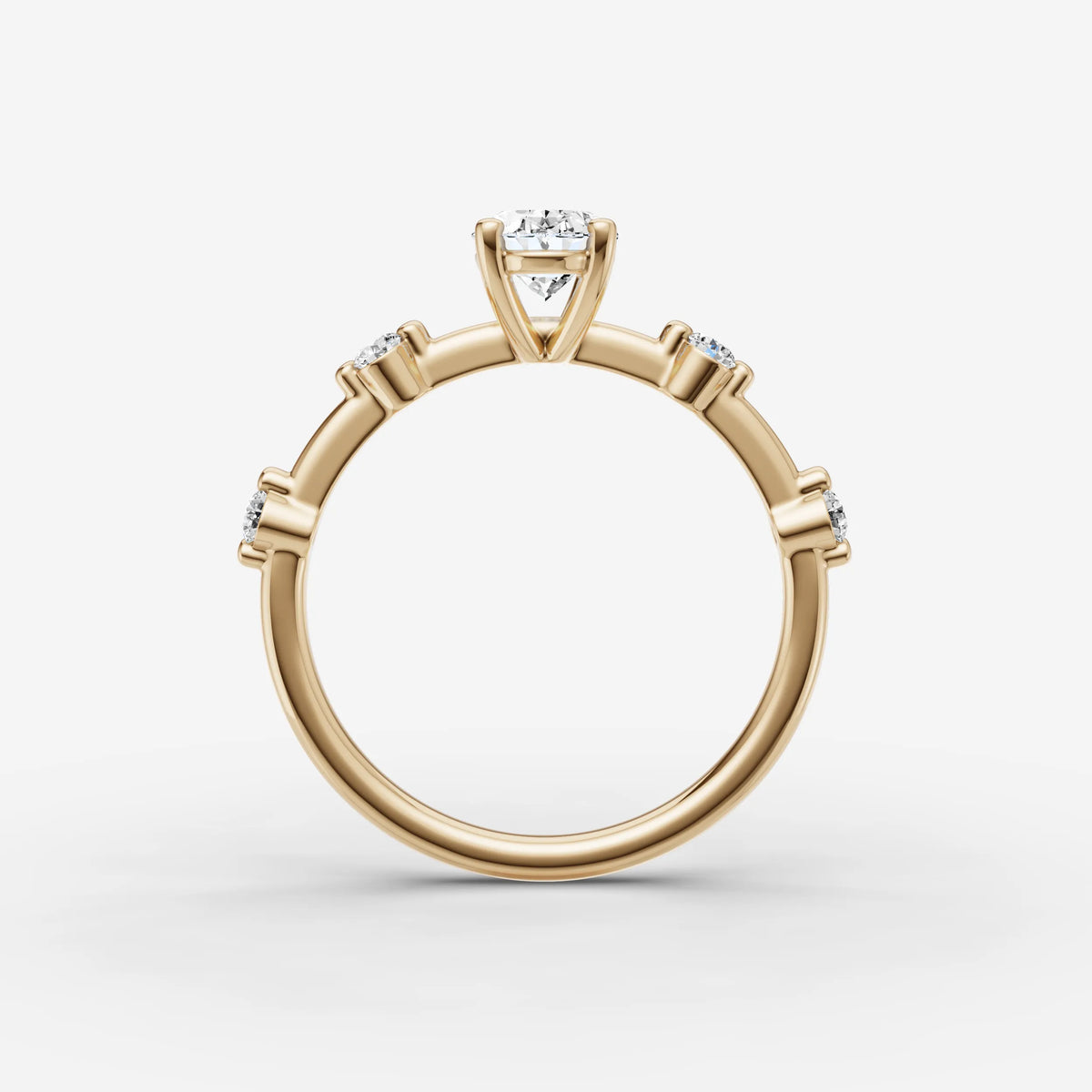 Dainty Pave - Oval