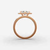 Aurore marquise diamond setting in gold, view 8