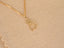 Golden solid gold cat pendant jewelry, art gold jewelry for cat lovers